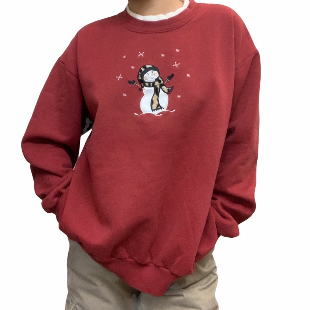 vintage top stitch crewneck